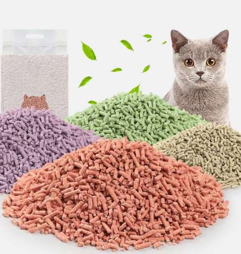 Pea and Corn deodorization rapid coagulation cat sand natural food grade plant tofu cat litter